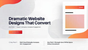 dramatic website designs that convert