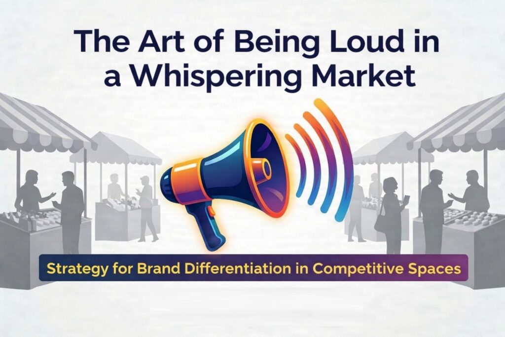 the art of being loud in a whispering market