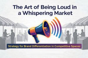 the art of being loud in a whispering market