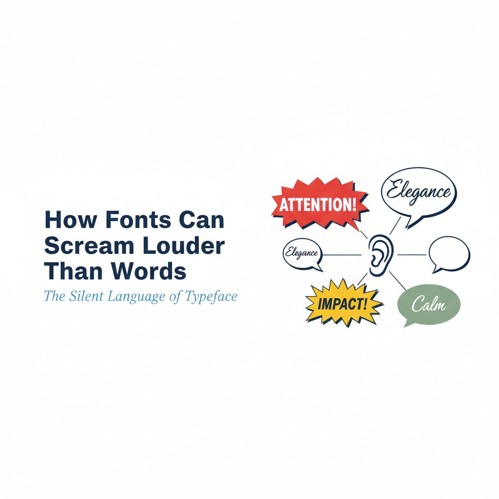 How Fonts Can Scream Louder Than Words