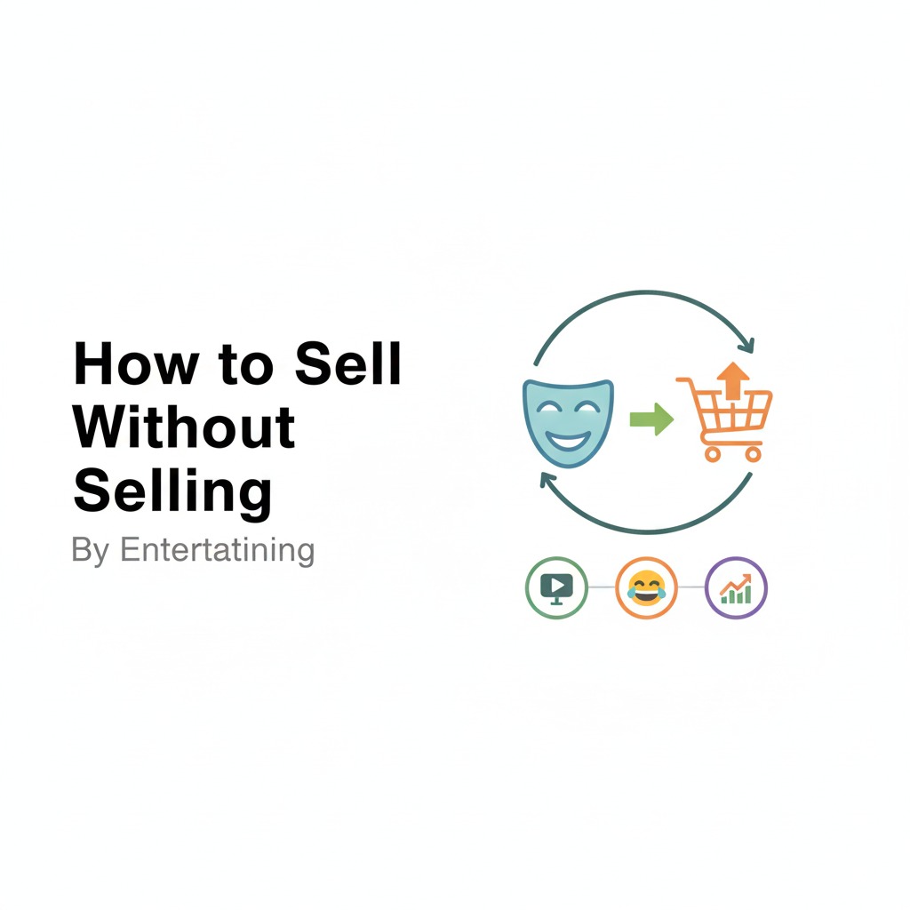 How to Sell Without Selling—By Entertaining