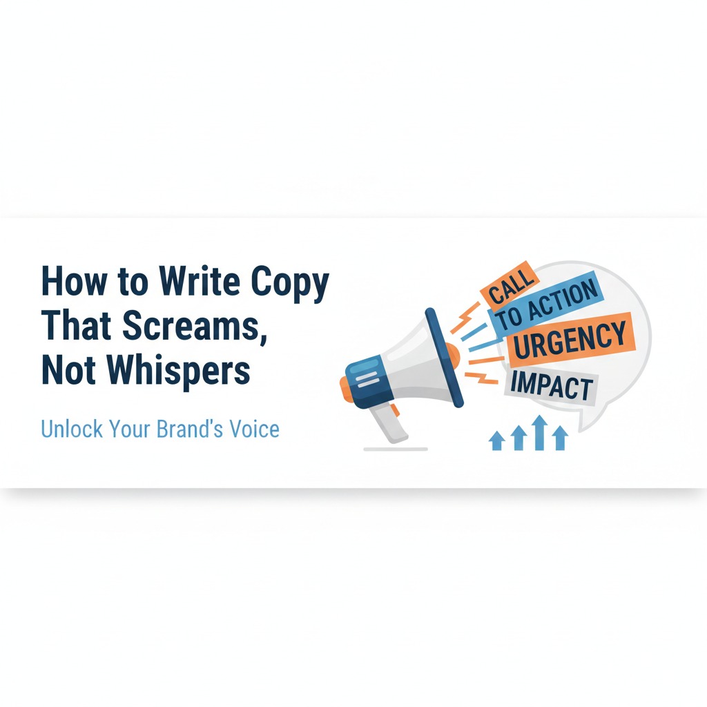 How to Write Copy That Screams, Not Whispers