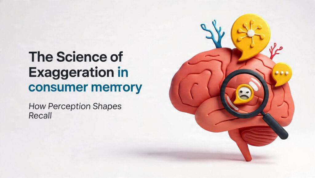 The Science of Exaggeration in Consumer Memory
