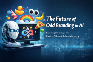 future odd branding in ai