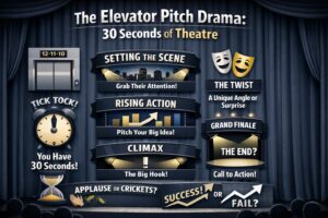 the elevator pitch drama 30 seconds of theater