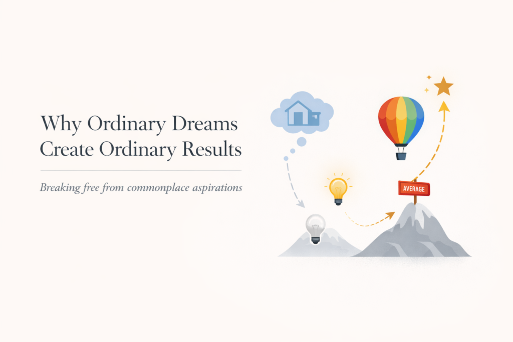 Why Ordinary Dreams Create Ordinary Results